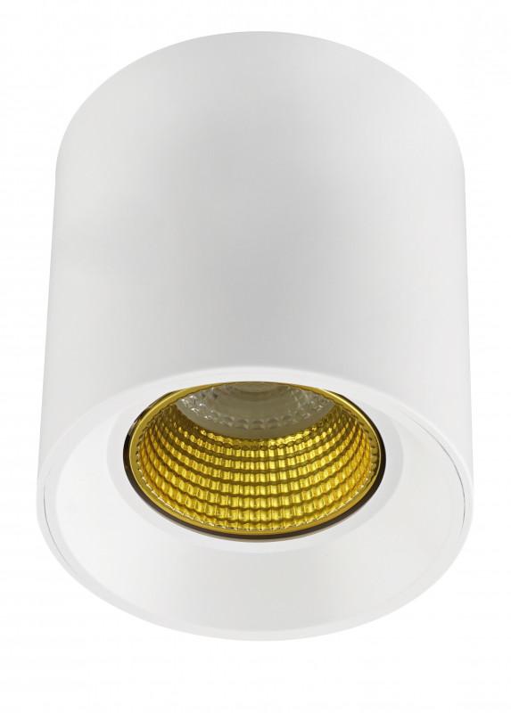светильник накладной ip20 10вт gu5.3 led бел./желт. пластик denkirs dk3090-wh+ye от BTSprom.by