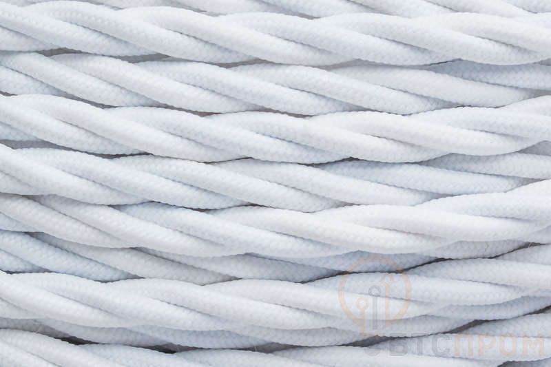 Провод ретро 3х1.5 матов. бел. (уп.20м) Bironi B1-434-71-20 фото в каталоге от BTSprom.by  Провод ретро 3х1.5 матов. бел. (уп.20м) Bironi B1-434-71-20 фото в каталоге от BTSprom.by