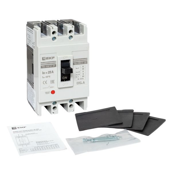  Выключатель автоматический 3п 63/25А 25кА ВА-99М PROxima EKF mccb99-63-25m фото в каталоге от BTSprom.by