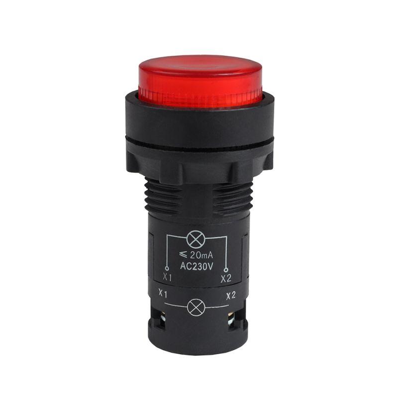 кнопка с подсветкой optisignal compact d22 с7-pl-m410 красн. 1но 230в ac xb7nw34m1 кэаз 362101 от BTSprom.by