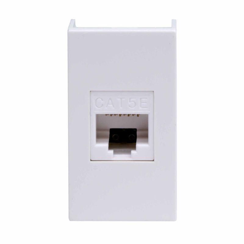 розетка компьютерная 1-м 1мод. viva rj45 кат.5e бел. dkc 45038 от BTSprom.by