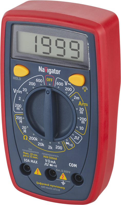 мультиметр 93 581 nmt-mm05-ut33d (ut33d+) navigator 93581 от BTSprom.by