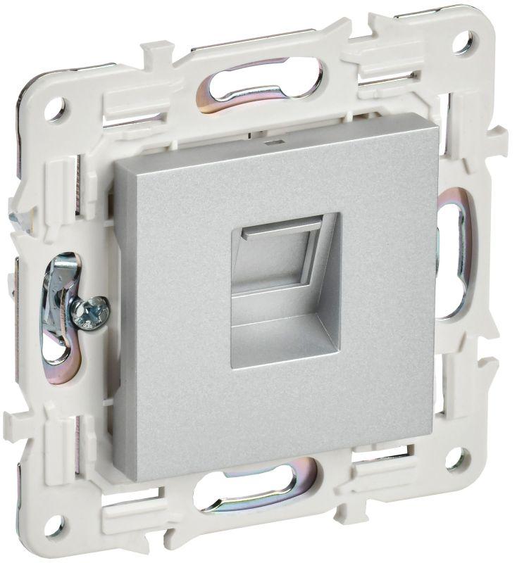 розетка компьютерная rj45 кат.6 skandy sk-k02s серебр. iek sk-k10-2-k23 от BTSprom.by