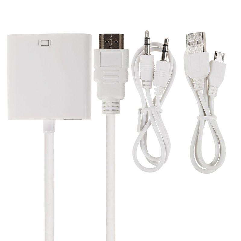  Переходник штекер HDMI - гнездо VGA (провод) + 3. 5мм Аудио с питанием Rexant 17-6934 фото в каталоге от BTSprom.by