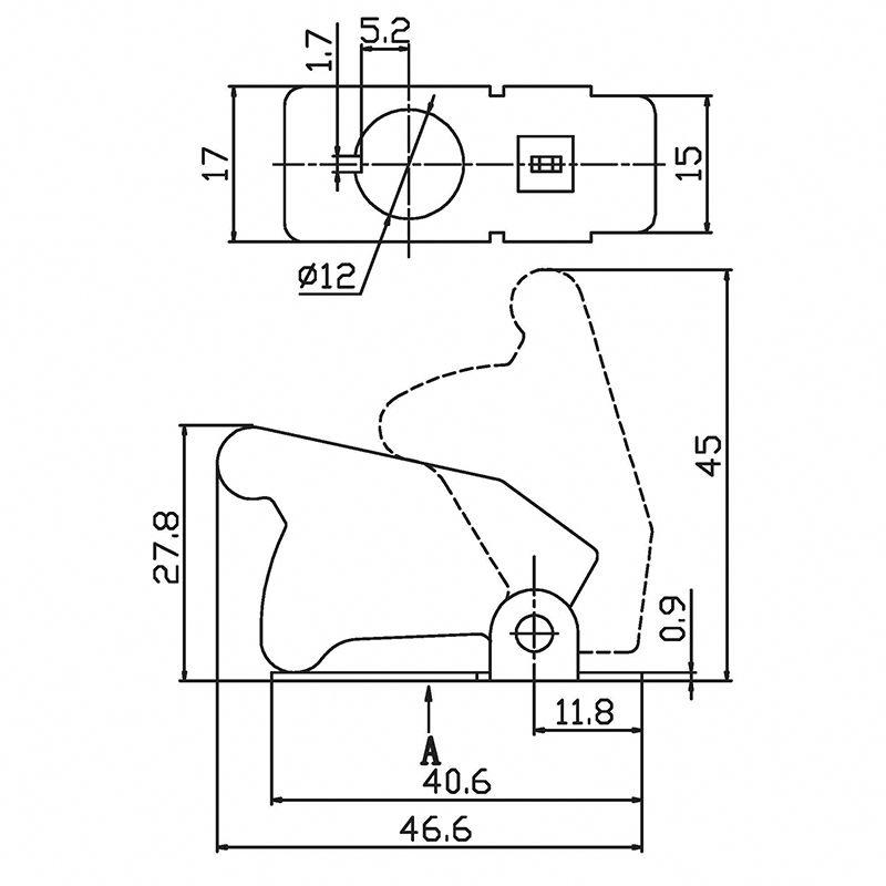  Крышка защитная для тумблеров типа KN и ASW син. (SAC-01) Rexant 36-4654 фото в каталоге от BTSprom.by