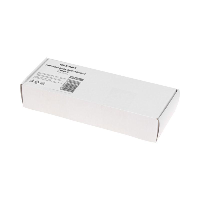  Припой ПОМ-3 100г d2мм (олово 97% медь 3%) бессвинцовый ГОСТ 21931-76 катушка Rexant 09-3503 фото в каталоге от BTSprom.by