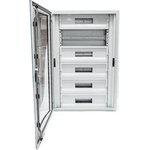 корпус щита распределительного 600х1050х100мм din-рейки 144m(7х24) навесной прозр. дверца из гнутого стекла метал. сер. cetinkaya pano cpd6010510saps от BTSprom.by