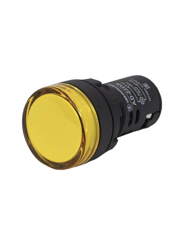 лампа индикаторная ad-22ds светодиодная матрица d22мм 220в ac/dc ip65 желт. электротехник et479211 от BTSprom.by