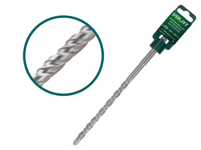 10х150х210 мм бур (сверло) sds-plus s4 волат (бур по бетону) 82110-210 от BTSprom.by