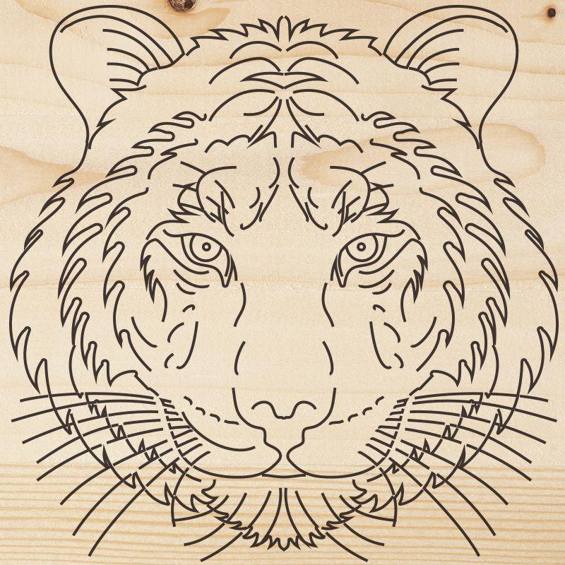 доска для выжигания "тигр" 150х150мм пакет rexant 12-0903 от BTSprom.by
