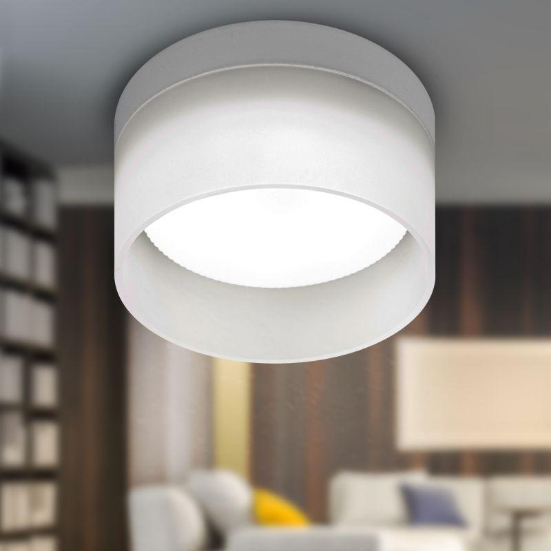 светильник ol30 wh gx53 настен./потолочн. спот бел. эра б0056359 от BTSprom.by