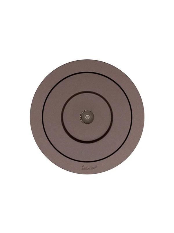  Розетка телевизионная оконечная СП OSEN механизм шоколад LEZARD 743-7388-130 фото в каталоге от BTSprom.by