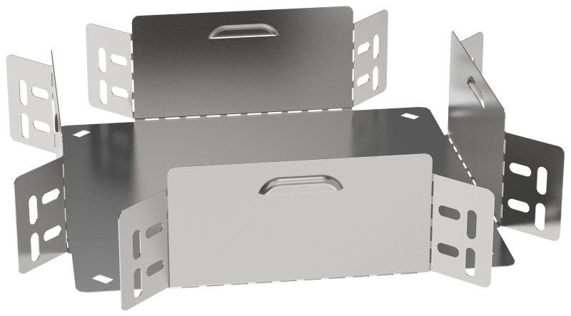 Ответвитель для лотка 80х80 0.6мм ESCA 3 IEK ES3-KR-080-080-06 от BTSprom.by