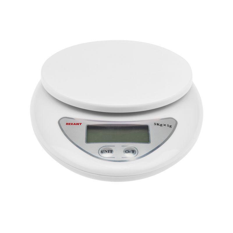 Весы бытовые до 5кг с чашей Rexant 72-1004 фото в каталоге от BTSprom.by