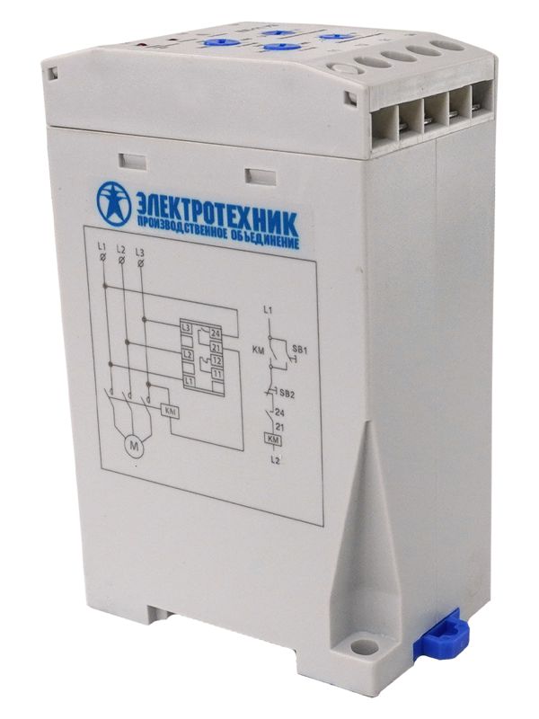 реле контроля трехфазного напряжения ел-12 у3 400в 3а 1з+1р ip20 электротехник et005072 от BTSprom.by