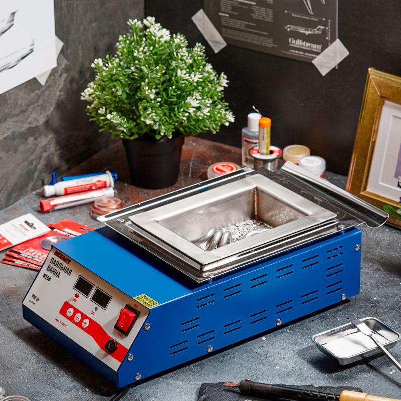  Ванна паяльная модель R150 900Вт 150х100х45мм 0-400град.C цифровая Rexant 09-9071 фото в каталоге от BTSprom.by