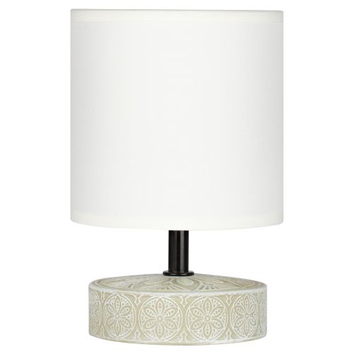  Лампа настольная Eleanor 7070-501 1хE14 40Вт керамика беж. бел. Rivoli Б0057269 фото в каталоге от BTSprom.by