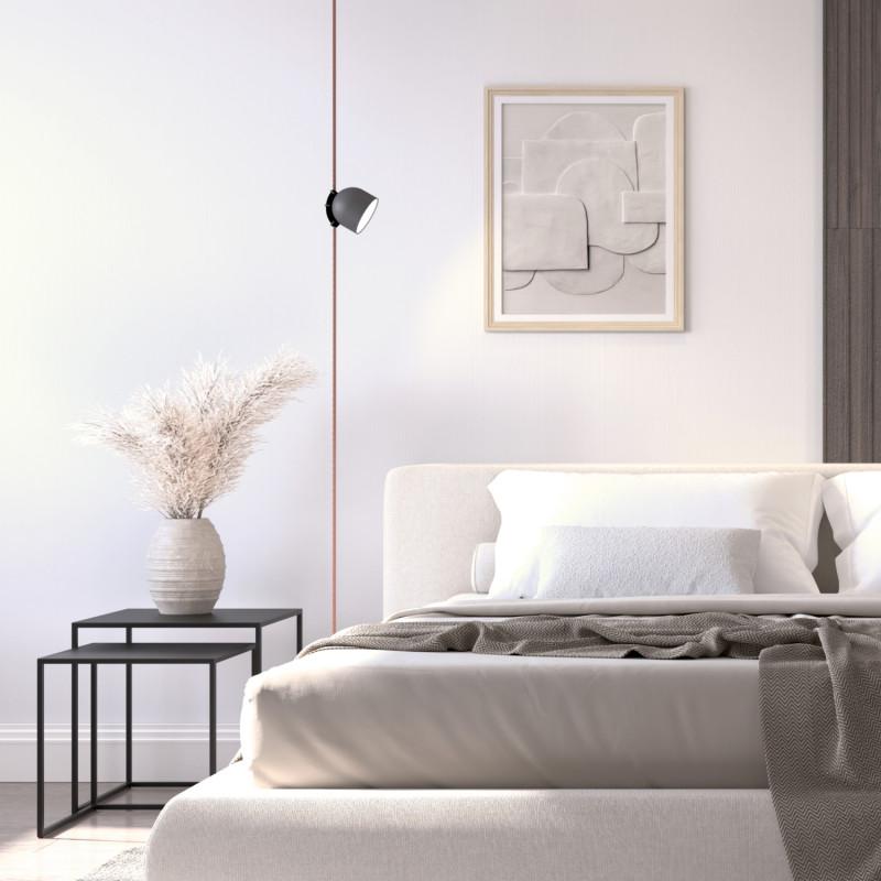  Светильник для трека-ремня Belty Spot 12Вт 3000К IP20 48В DC 100х107мм RA90 120град. поворотн. со светодиодом алюм. черн. DENKIRS 760229 фото в каталоге от BTSprom.by