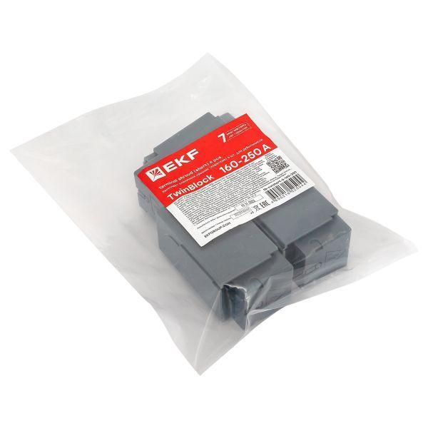  Комплект клеммных крышек (короткие) для рубильников TwinBlock 160-250А (уп.6шт) EKF tb-cvrshort-6-160-250 фото в каталоге от BTSprom.by