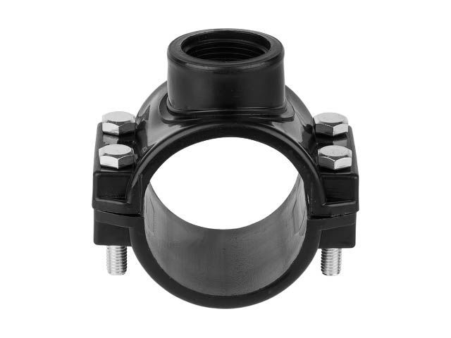 хомут пэ 63 х 1" вн., av engineering (полипропилен, макс.  16 бар, макс.  40 °с) ave1006301 от BTSprom.by