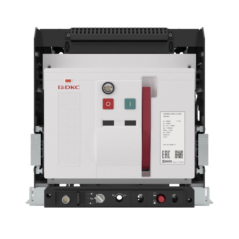 выключатель нагрузки 85ка yon ags25h-m3dh-0-222k типоразмер m выкатн. управление 220в ac горизонт. подкл. dkc от BTSprom.by