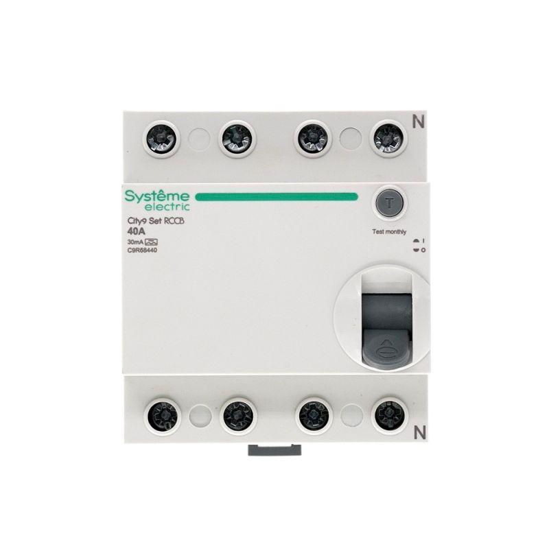  Выключатель дифференциального тока (УЗО) 4п 40А 30мА тип A City9 Set 400В SE C9R68440 фото в каталоге от BTSprom.by