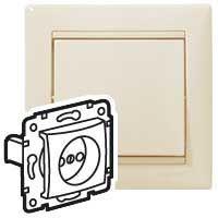 розетка 1-м сп valena 16а ip21 2p без заземл. механизм сл. кость (diy-упак.) iek 695611 от BTSprom.by
