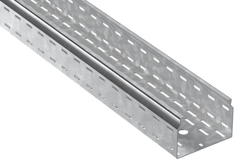 Лоток листовой перфорир. 100х150 L2000 сталь 2.0мм HDZ ESCA 7 IEK CLP10-100-150-200-2-HDZ от BTSprom.by