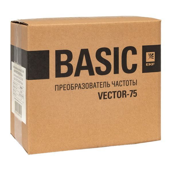  Преобразователь частоты 0.75кВт 1х230В VECTOR-80 Basic EKF VT80-0R7-1 фото в каталоге от BTSprom.by
