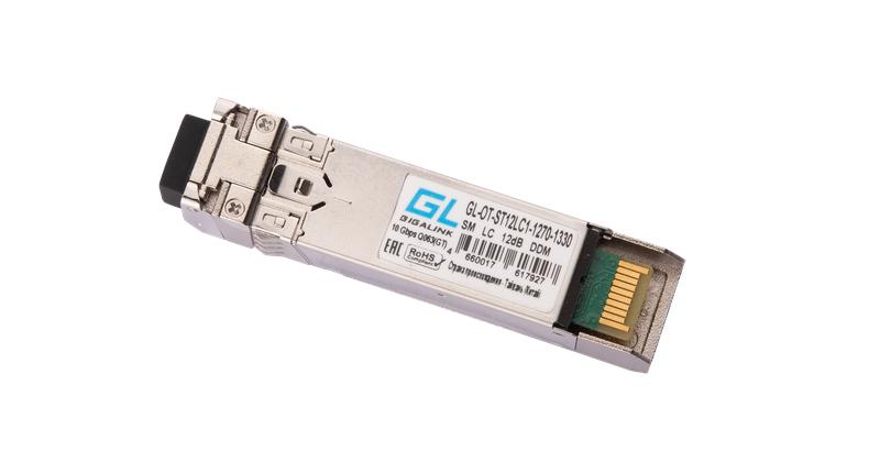 модуль sfp+wdm 10гбит/с одно волокно sm lc tx:1270/rx:1330нм 12дб до 20км ddm nikomax gl-ot-st12lc1-1270-1330 от BTSprom.by