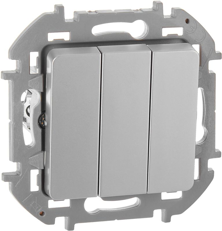 выключатель 3-кл. inspiria 10ах 250в винтов. зажимы алюм. leg 673542 от BTSprom.by