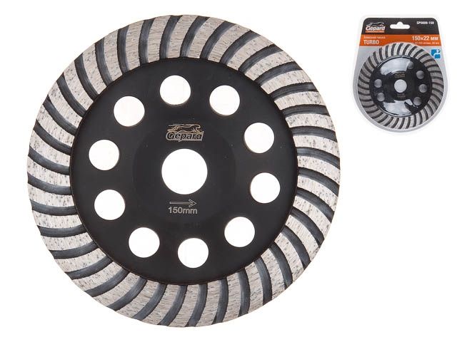 алмазная чашка 150мм turbo gepard (турбо) gp0806-150 от BTSprom.by