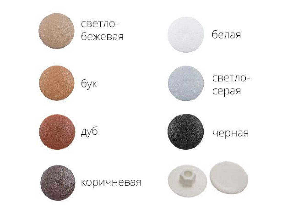 заглушка для конфирмата, декоративная сосна (1000 шт в пакете) starfix sm-67854-1000 от BTSprom.by