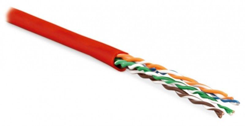 кабель витая пара неэкранир. u/utp кат.5e 4 пары 24 awg мж patch lszh нг(а)-hf -20град.c-+75град.c uutp4-c5e-p24-in-lszh-rd-305 красн. (уп.305м) hyperline 236871 от BTSprom.by