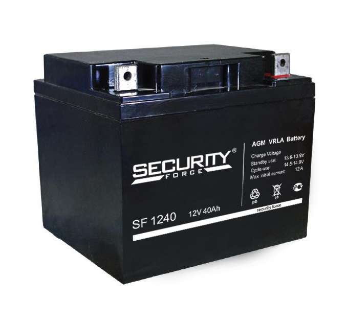 аккумулятор опс 12в 40а.ч sf 1240 security force 4614030010011 от BTSprom.by