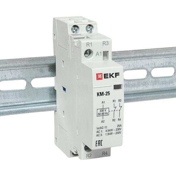  Контактор модульный КМ 25А 2NC (1 мод.) PROxima EKF km-1-25-02 фото в каталоге от BTSprom.by