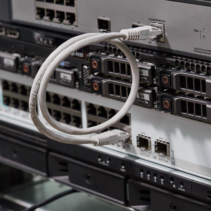  Патч-корд UTP 5e кат. литой 0.5м сер. Rexant 18-1001 фото в каталоге от BTSprom.by