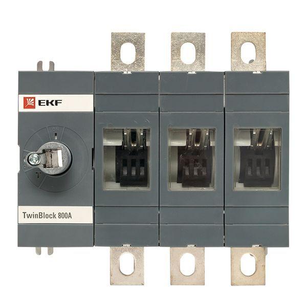  Рубильник 3п 800А без рукоятки управления TwinBlock PROxima EKF tb-s-800-3p фото в каталоге от BTSprom.by