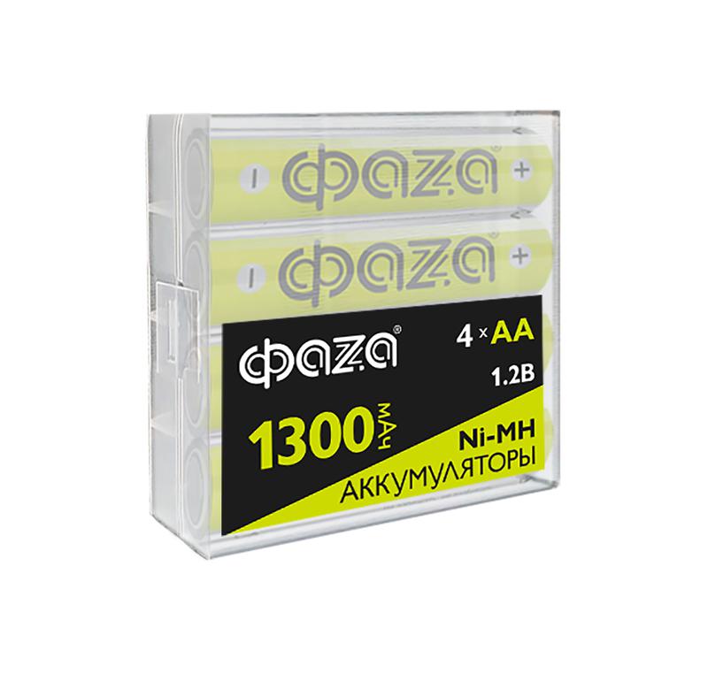 аккумулятор aa/hr6 ni-mh 1.2в 1300ма.ч box-4 (уп.4шт) фаzа 5059733 от BTSprom.by