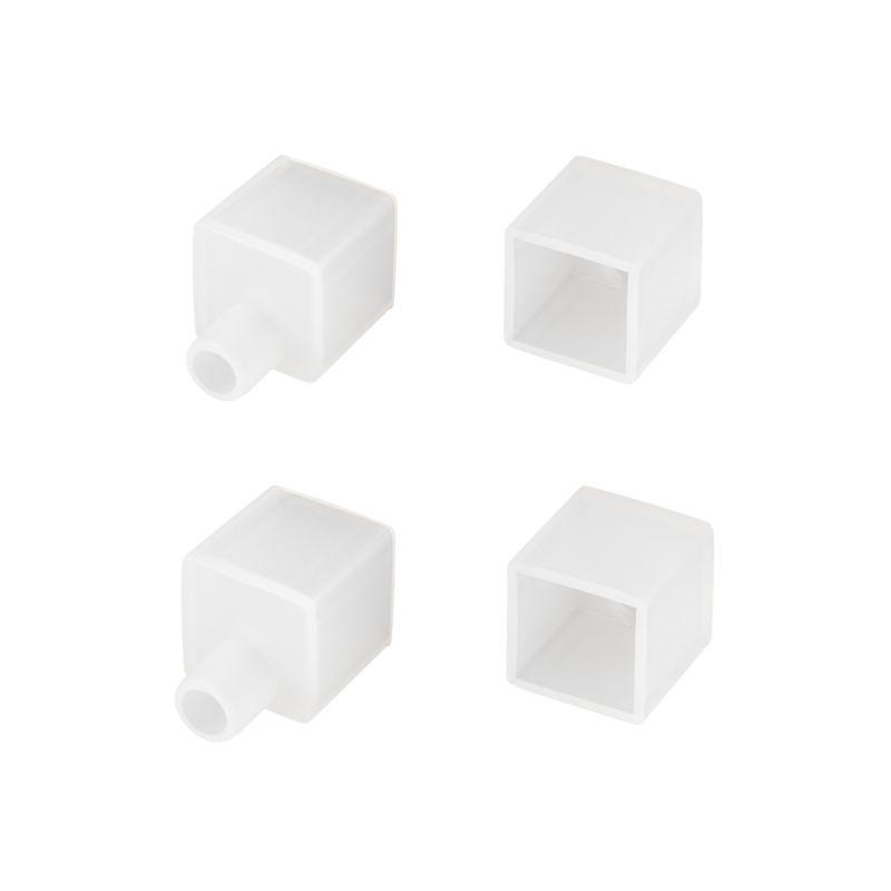 заглушка wph-flex-1414-top white с отверстием пластик arlight 040862 от BTSprom.by