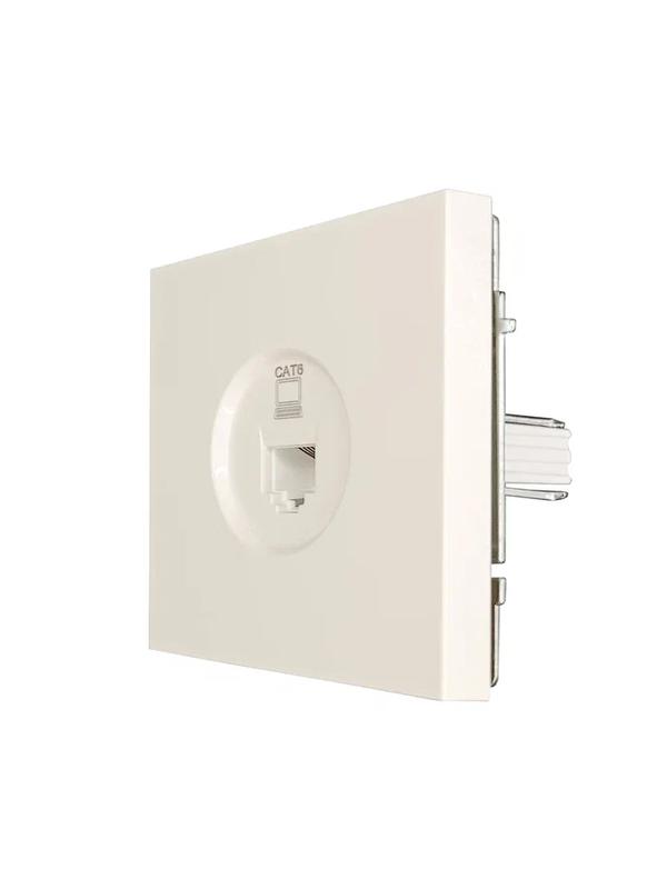  Розетка компьютерная 1-мест. СП ZIMA IP20 слон. кость LEZARD 704-9088-140 фото в каталоге от BTSprom.by