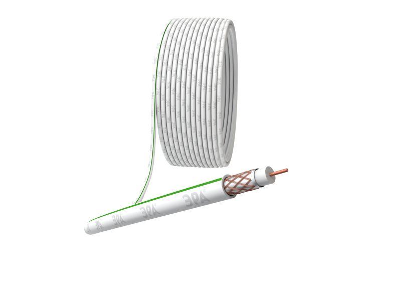 кабель коаксиальный sat 703 b 75 ом cu/(оплетка cu 75%) pvc бел. (уп.20м) эра б0044614 от BTSprom.by