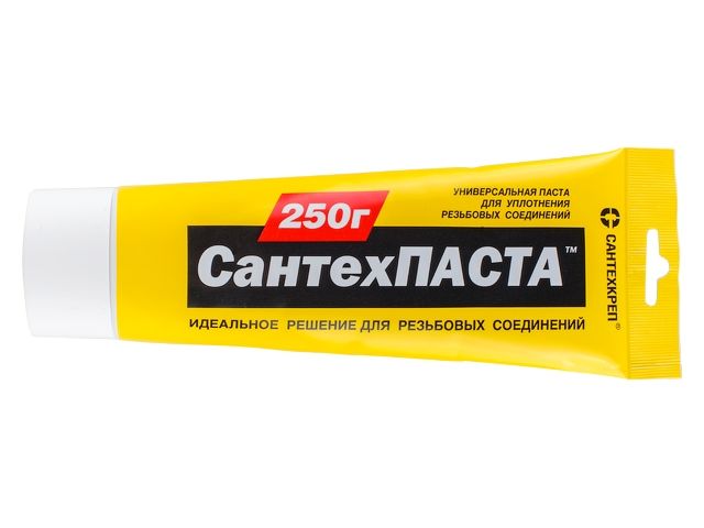 паста уплотнительная универсальная "сантехпаста" 250 гр. (в тубе) (для уплотнения разьемных резьбовых соединений) (сантехкреп) pu250t от BTSprom.by