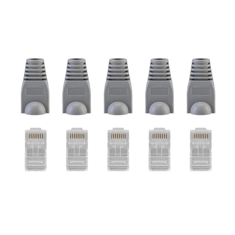  Набор разъемов сетевых №1 (5 разъемов UTP; 5 колпачков) (уп.5шт) PROCONNECT 05-1021-6-6 фото в каталоге от BTSprom.by