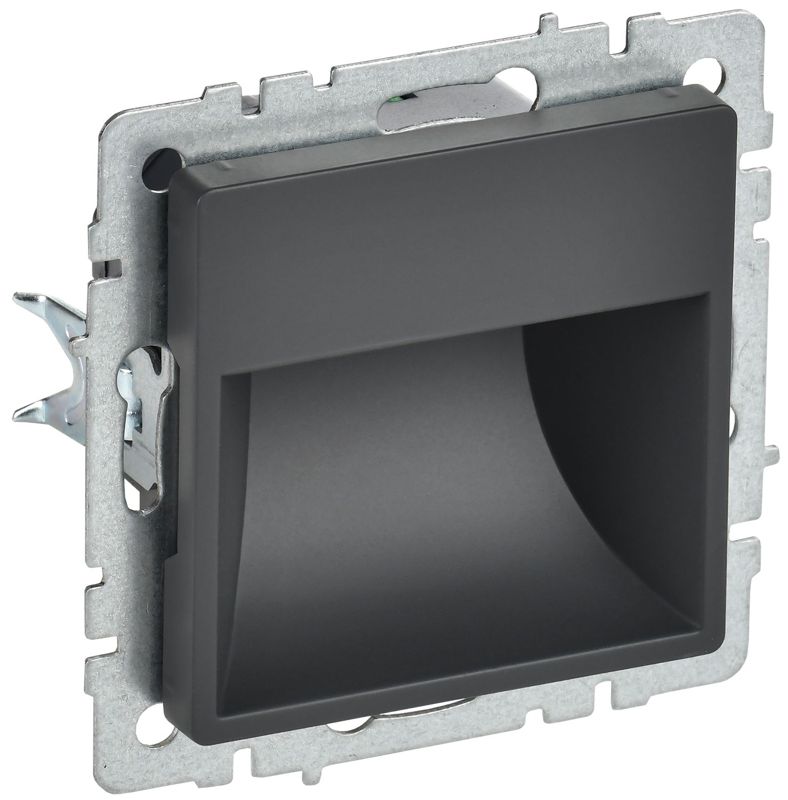 подсветка светодиодная brite встраив. пл20-брг механизм графит iek br-fl20-k53 от BTSprom.by