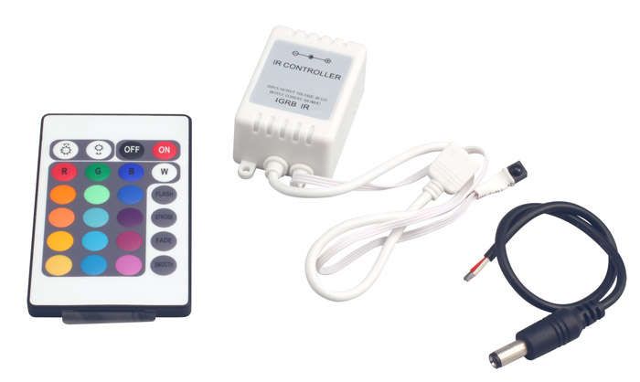 контроллер rgb zc-1000rc 12в 3х2а=72вт (ir) jazzway 3327385 от BTSprom.by