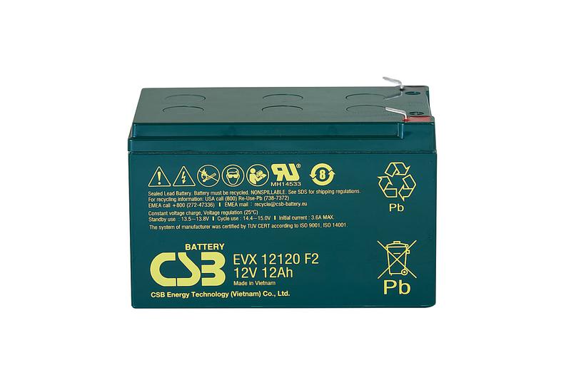 аккумулятор 12в 12а.ч csb evx12120 f2 csb от BTSprom.by