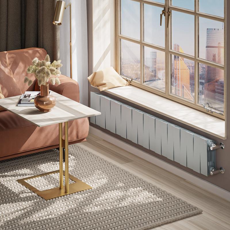  Радиатор PianoForte 200 20 секц. биметал. Silver Satin Royal Thermo НС-1346029 фото в каталоге от BTSprom.by