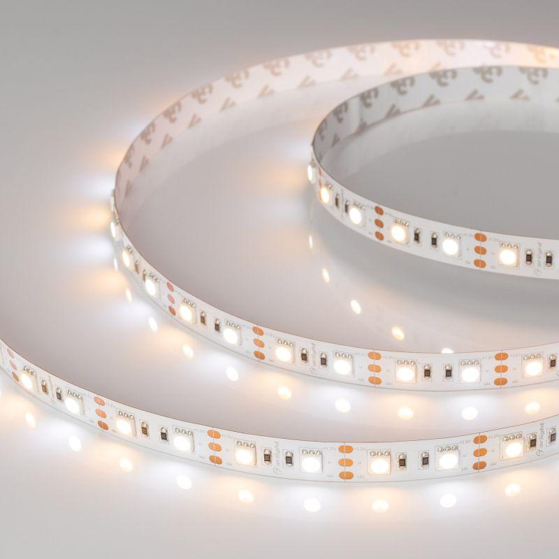 лента светодиодная rt-b60-12mm 12v white-mix 14.4вт/м ip20 5060 измен. цветов. темпер. (уп.5м) arlight 011093(2) от BTSprom.by
