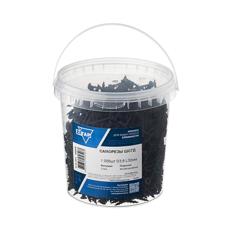 саморез шсгд 3.8х32 (уп.1000шт) tech-krep/zitar 100078 от BTSprom.by